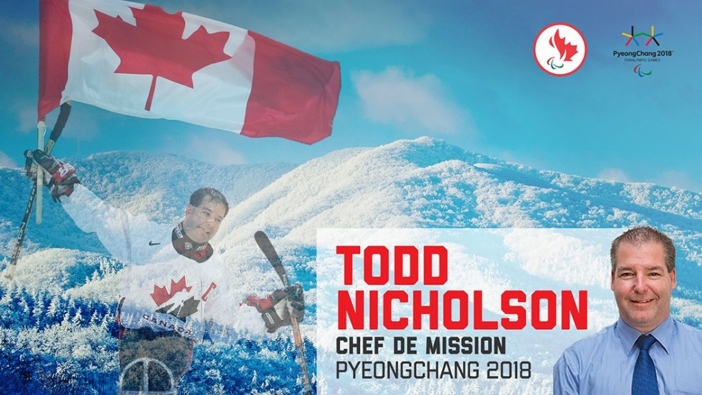 Paralympic gold medallist Nicholson named Canada’s Pyeongchang 2018 Chef de Mission