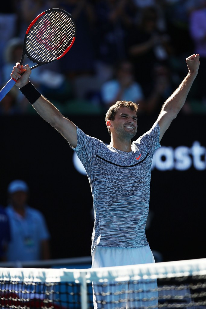 Grigor Dimitrov will face Rafael Nadal in the semi-finals ©Getty Images