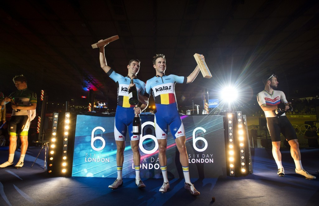 Kenny de Ketele and Moreno de Pauw will be aiming to retain their place at the top of the Six Day Series standings in Amsterdam ©Getty Images