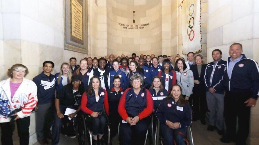 Today's vote was attended by 60 Olympians and Paralympians ©Los Angeles 2024