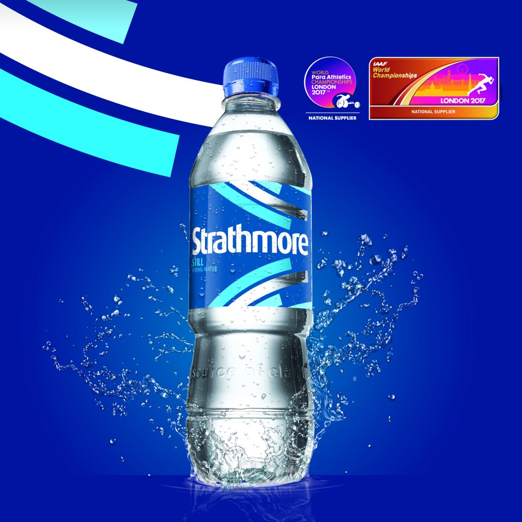 Strathmore Water has been unveiled as the national supplier of bottled water for both the 2017 IAAF World Championships and World Para-Athletics Championships in London ©British Athletics