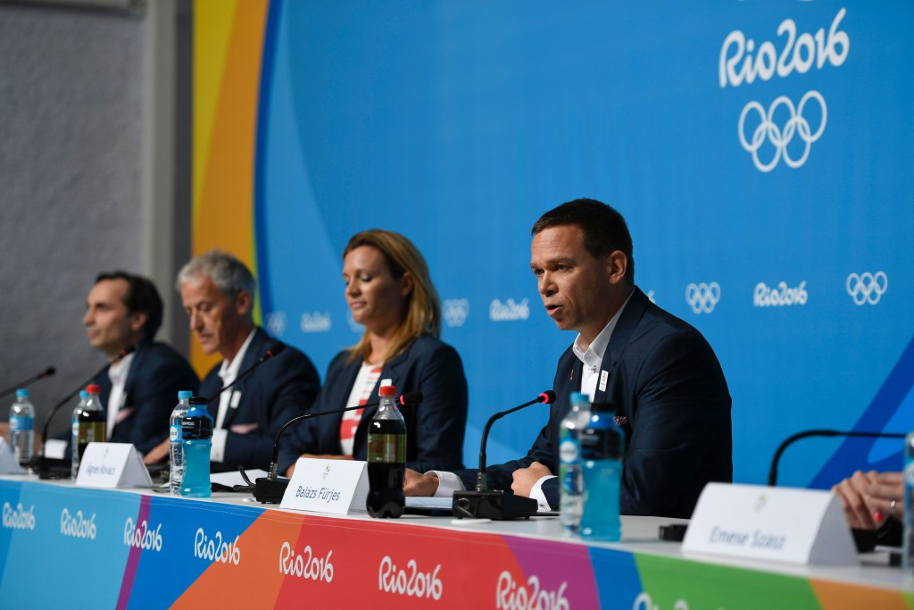 Balázs Fürjes, right, has spoken enthusiastically about the endorsement from the City Council ©Budapest 2024