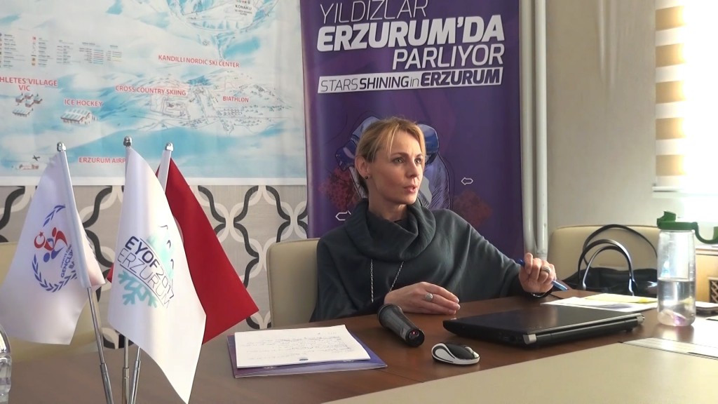 European Olympic Committees EYOF manager Katerina Nycova has praised preparations for Erzurum 2017 ©EOC