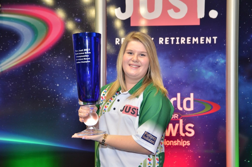 Rednall wins women's title at World Indoor Bowls Championships