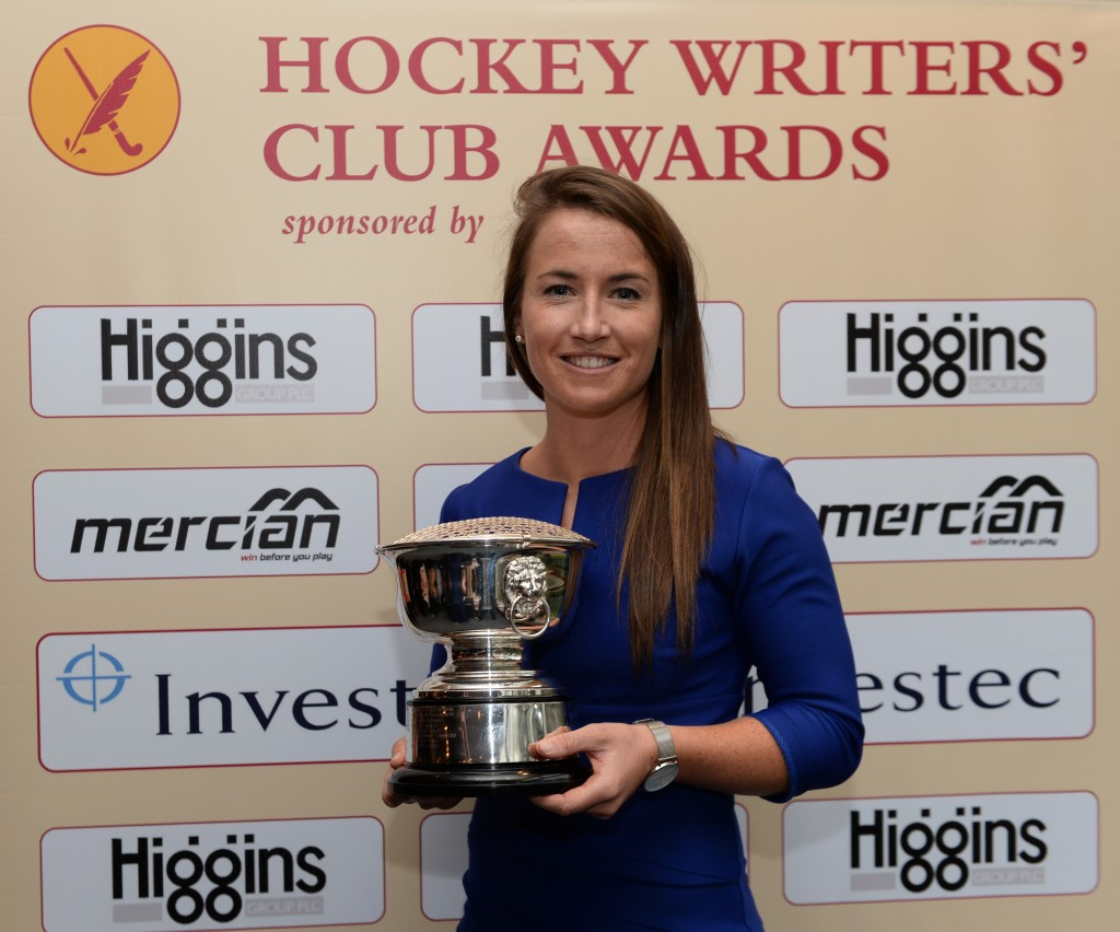 Maddie Hinch has won the prestigious women's Great Britain player of the year award ©Rod Gilmour