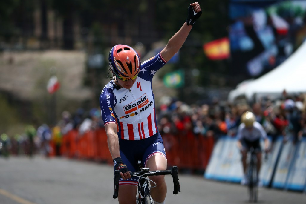 American champion Megan Guarnier won the women's race last year ©Getty Images