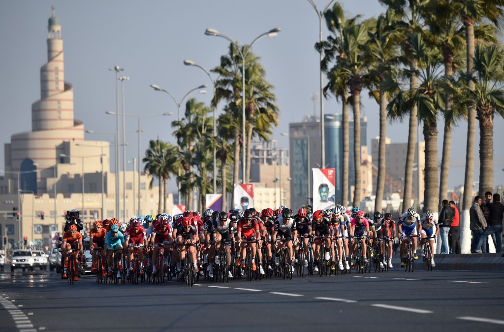 The 2017 Tour of Qatar was cancelled last month ©Getty Images