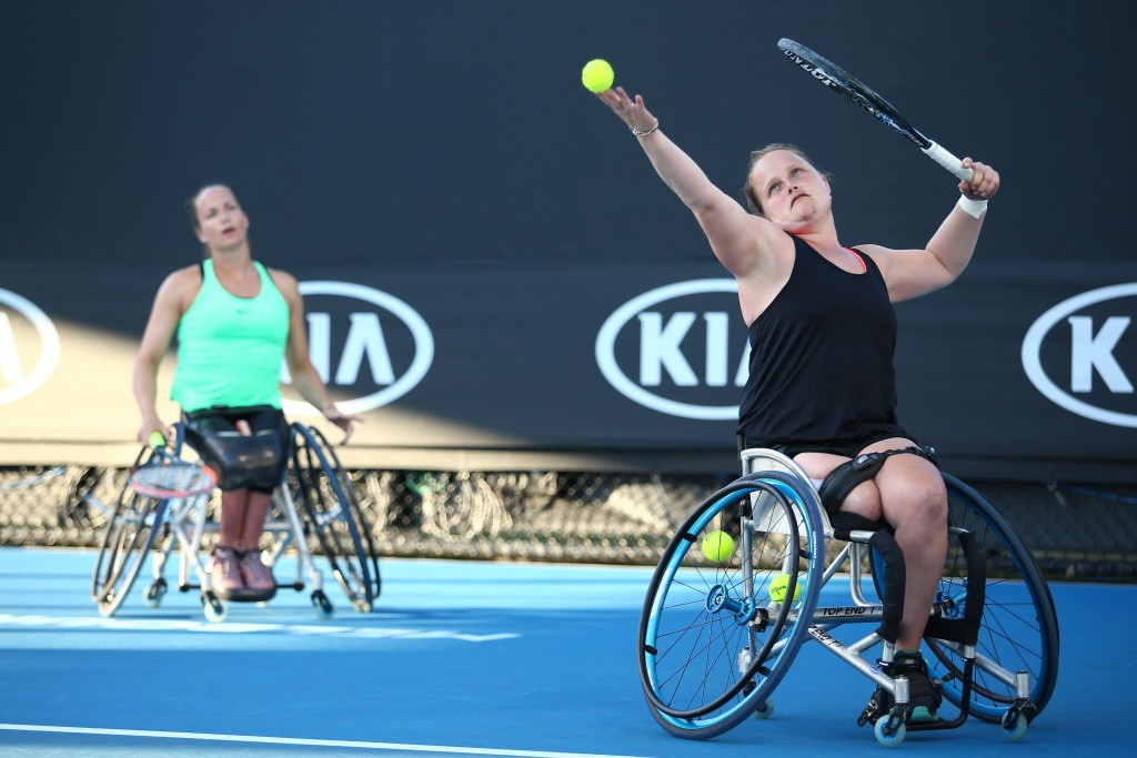  Jiske Griffioen and Aniek Van Koot won the women's wheelchairs doubles title today ©Getty Images