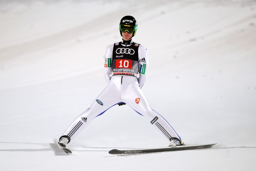 Defending World Cup champion Peter Prevc of Slovenia finished second in qualifying ©Getty Images