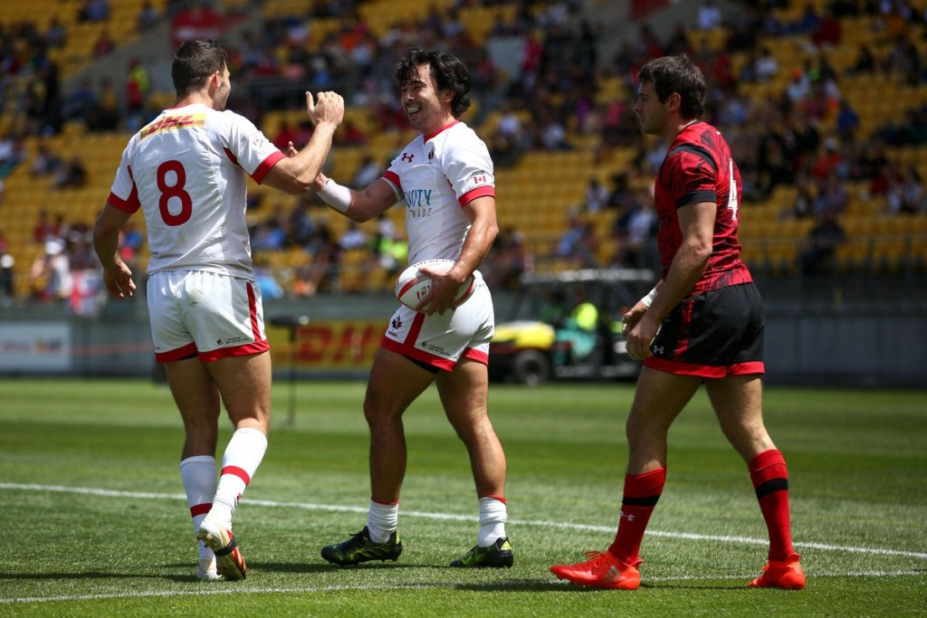Canada shocked their group as they won all three of their matches today ©World Rugby Sevens/Twitter