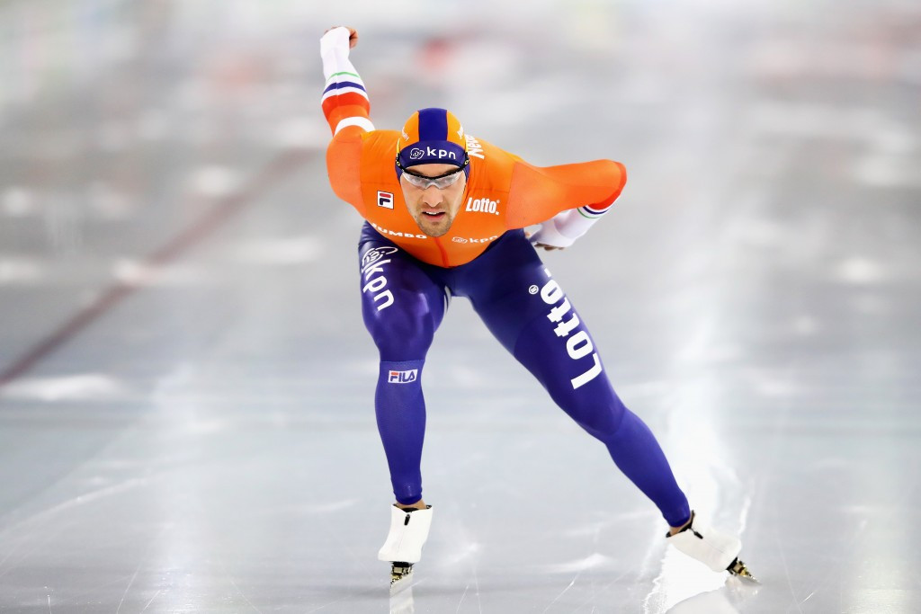 Kjeld Nuis of The Netherlands was another winner today in Berlin ©Getty Images