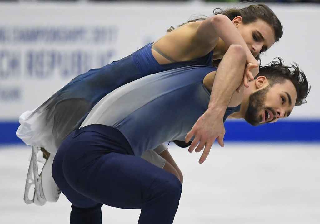 France’s Gabriella Papadakis and Guillaume Cizeron won the ice dance title ©Getty Images