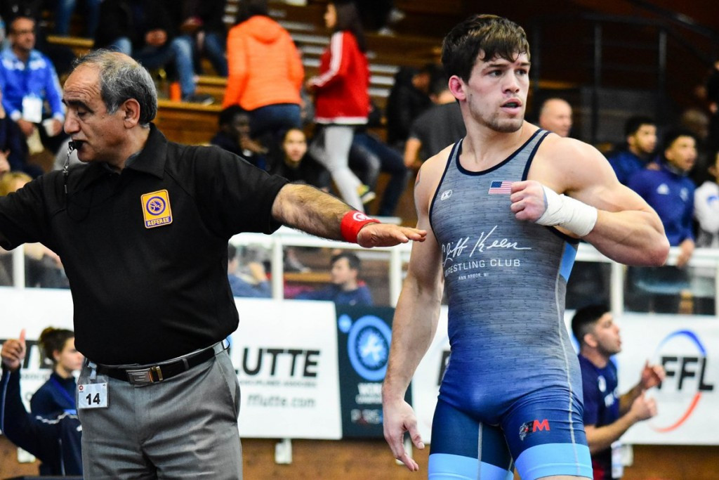 James Kennedy was another of the three American freestyle winners in Paris ©UWW