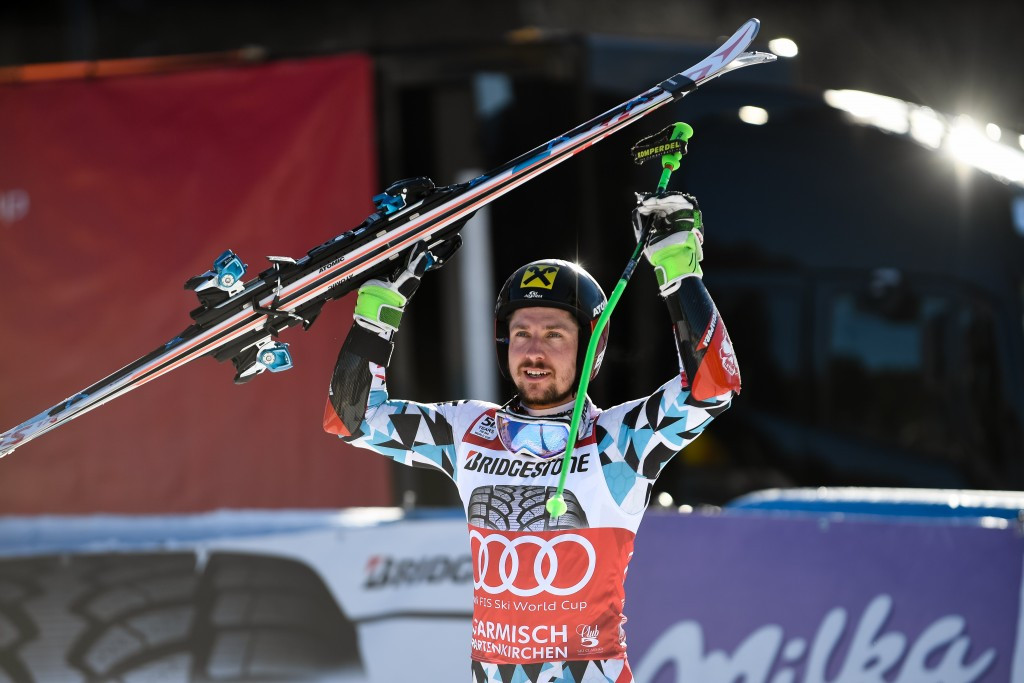 Hirscher wins 20th FIS World Cup giant slalom race