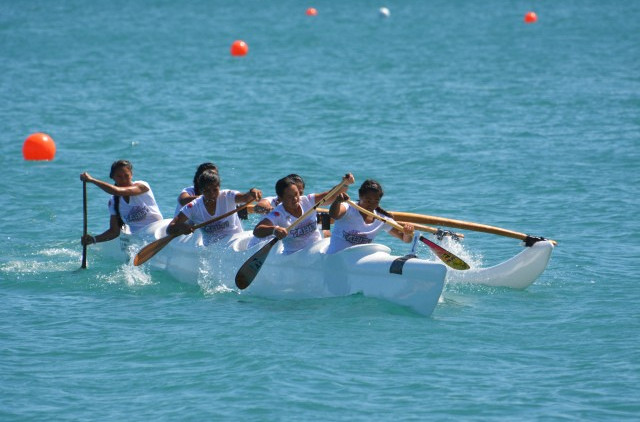 Tahiti dominate action-packed second day of Pacific Games competition at Port Moresby 2015