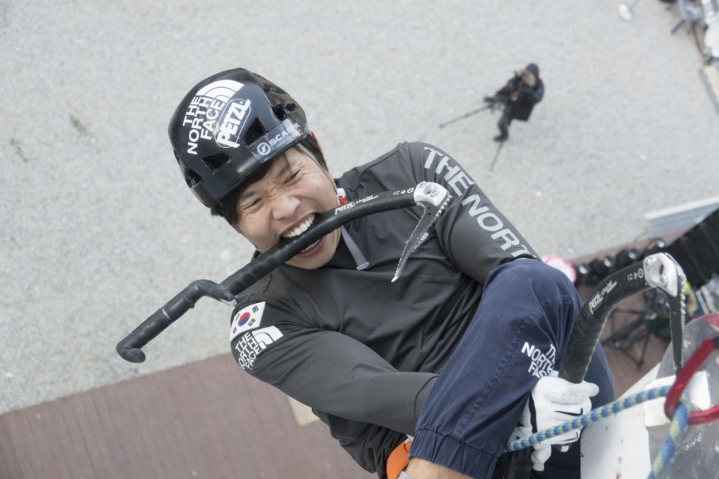 South Korean duo triumph at Ice Climbing World Cup