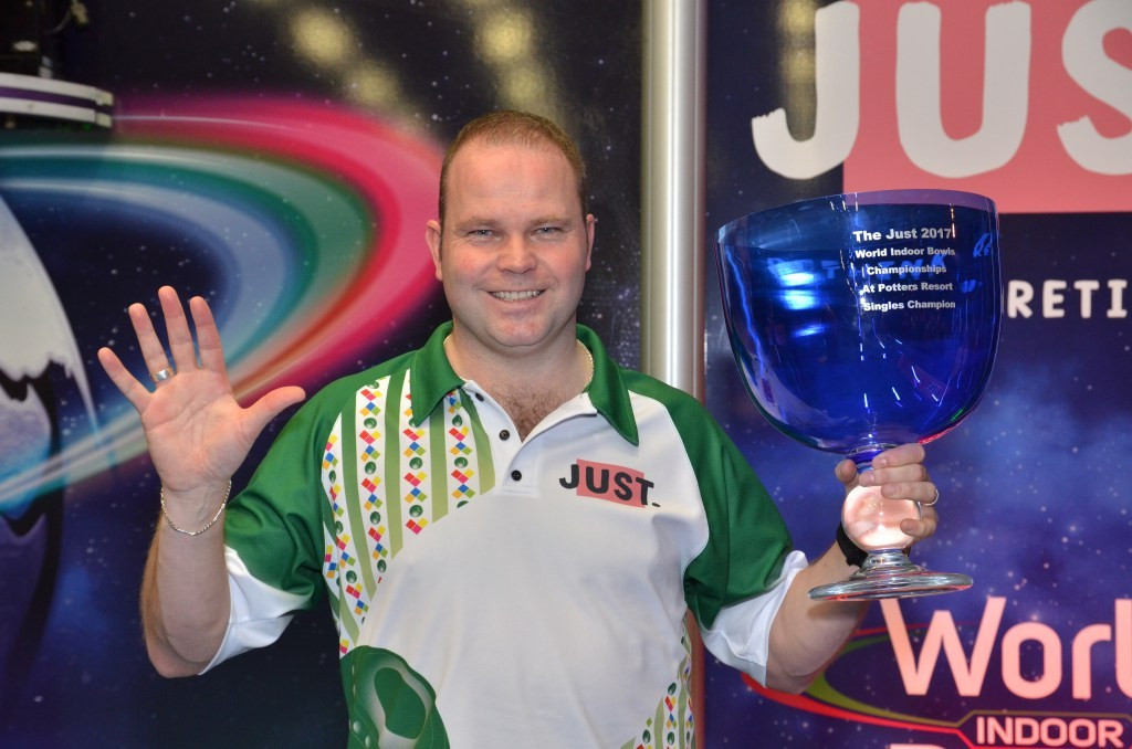 Paul Foster claimed a fifth victory at the World Indoor Bowls Championships ©World Bowls