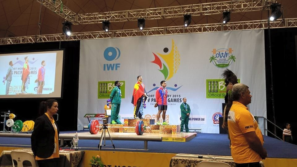 Udia grabs two weightlifting golds for Pacific Games hosts 