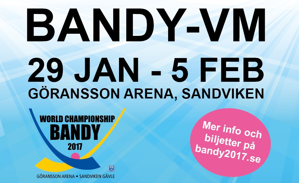 Hosts Sweden start well at 2017 Bandy World Championships