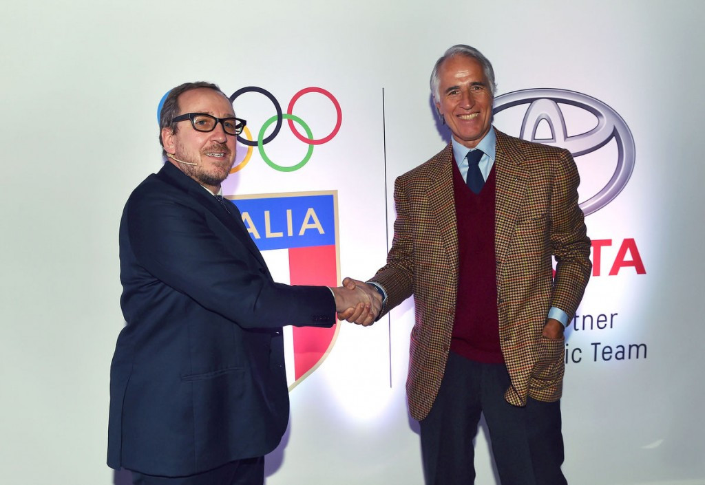 The agreement between the CONI and Toyota is due to run until the end of 2024 ©CONI