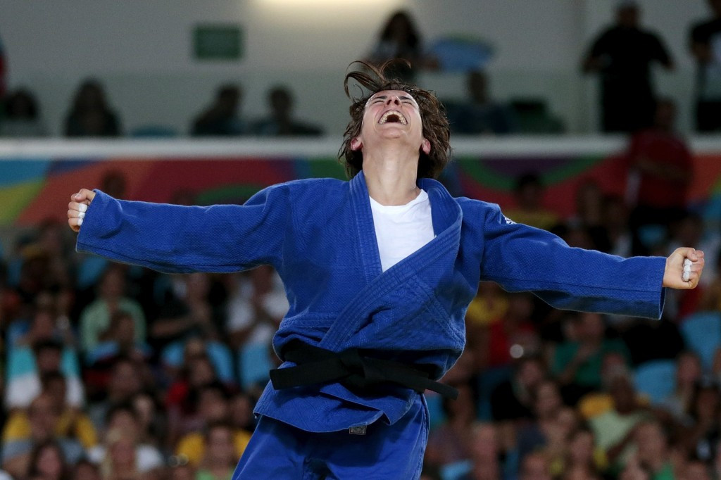 Sandrine Martinet of France is one of five Paralympic champions to lead the IBSA judo world rankings ©Getty Images