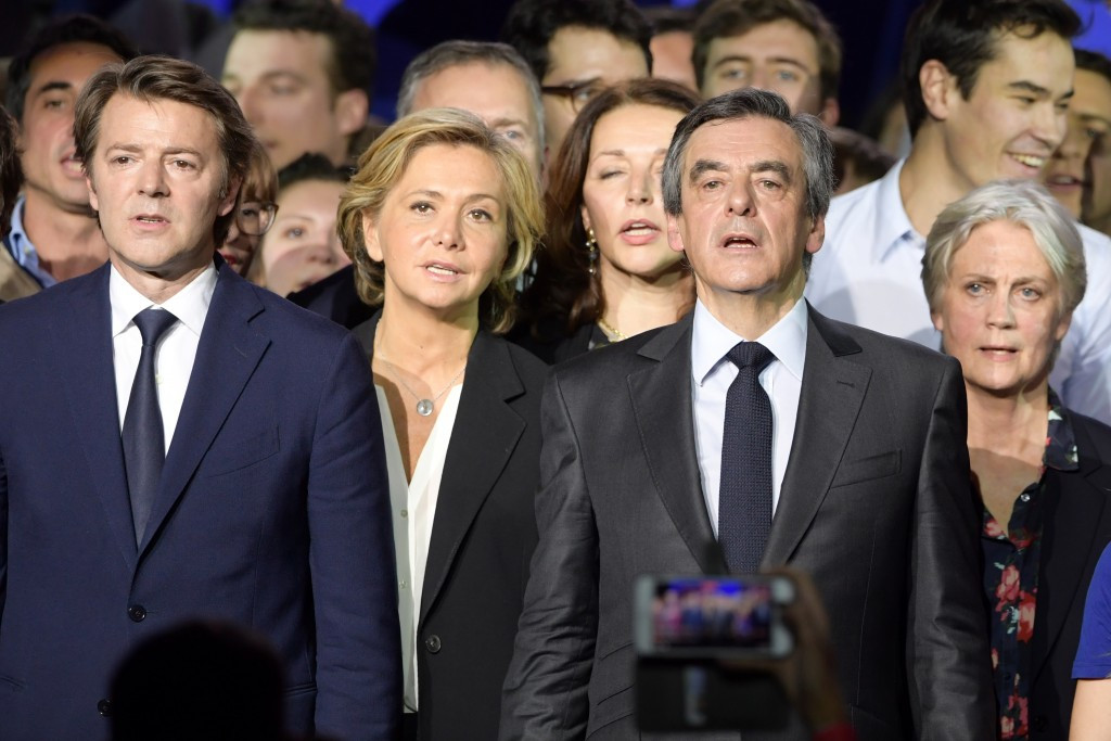 A bad week for François Fillon, centre right, could help the French Presidential prospects of Marine Le Pen ©Getty Images