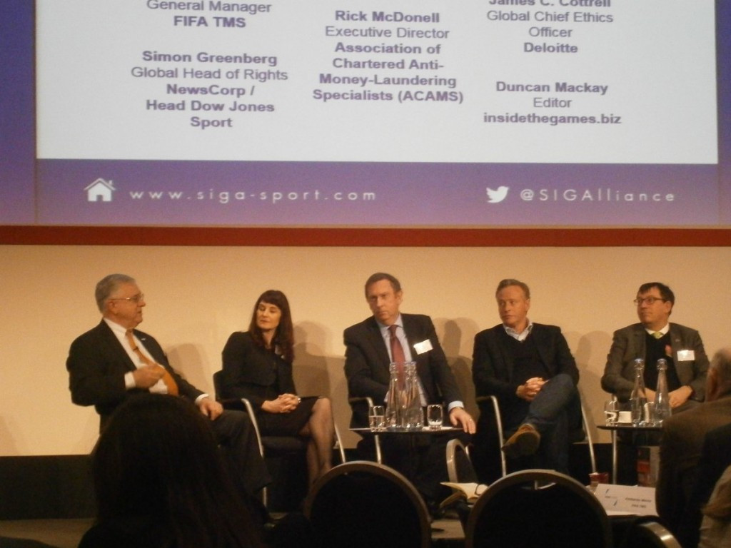 Financial integrity in sport was the focus of one of the Forum's panel discussions ©ITG