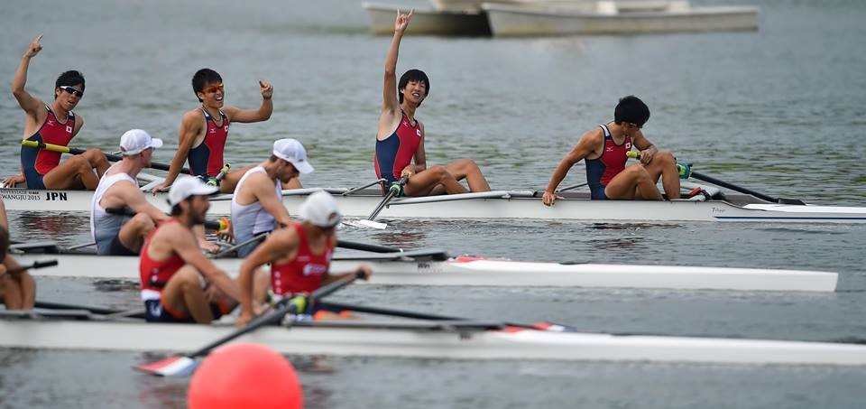 Japan earned two golds in rowing on the third day of the Summer Universiade