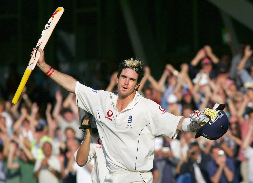 Kevin Pietersen produced one of the great innings to inspire England to victory in the 2005 Ashes series ©AFP/Getty Images