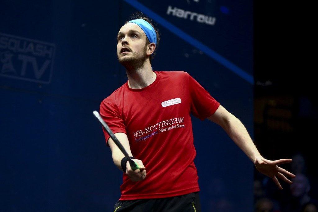 James Willstrop of England has moved into the top 10 of the men's world rankings for the first time since 2014 ©Getty Images