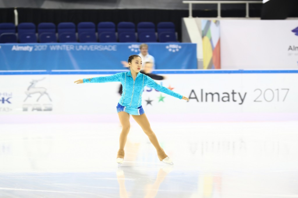 Figure skating competition began today with the women's short programme ©Almaty 2017