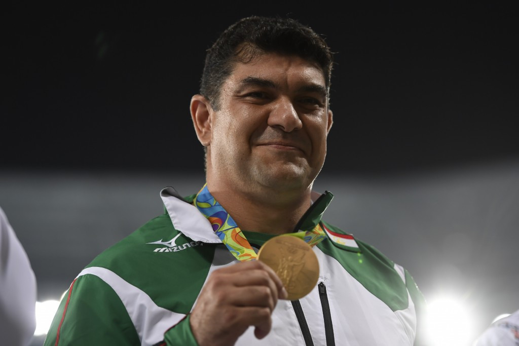 Dilshod Nazarov won Tajikistan's first Olympic gold medal at Rio 2016 ©Getty Images