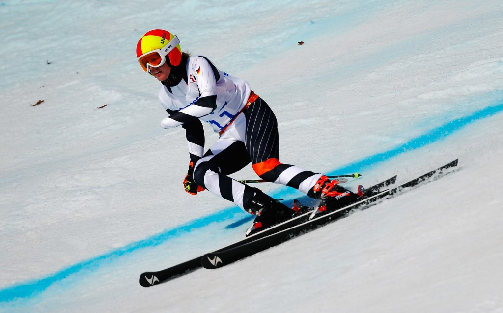 German skier Andrea Rothfuss is also in contention ©Getty Images