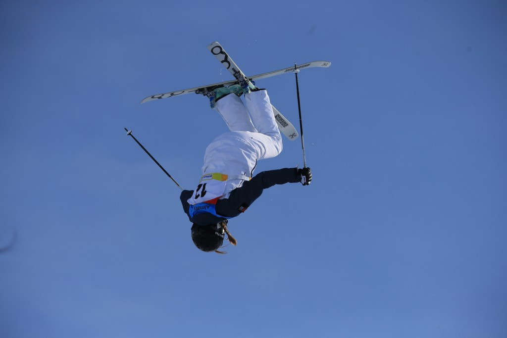 Moguls action took place at the Shymbulak Ski Resort in Almaty today ©Almaty 2017