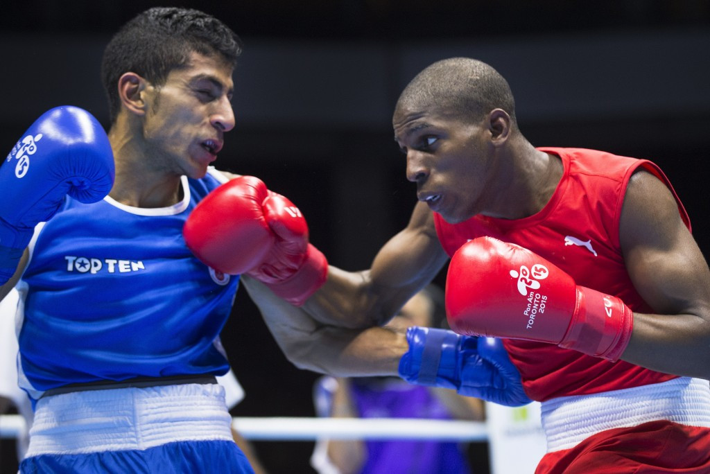 Andy Cruz Gomez, right, will box for Cuba at light welterweight ©Getty Images