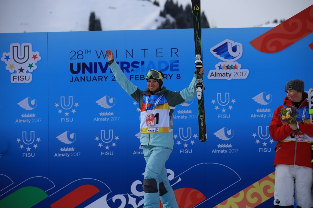 Yuliya Galysheva helped Kazakhstan to a double triumph in the freestyle skiing moguls competitions today after successfully defending her women's title ©Almaty 2017