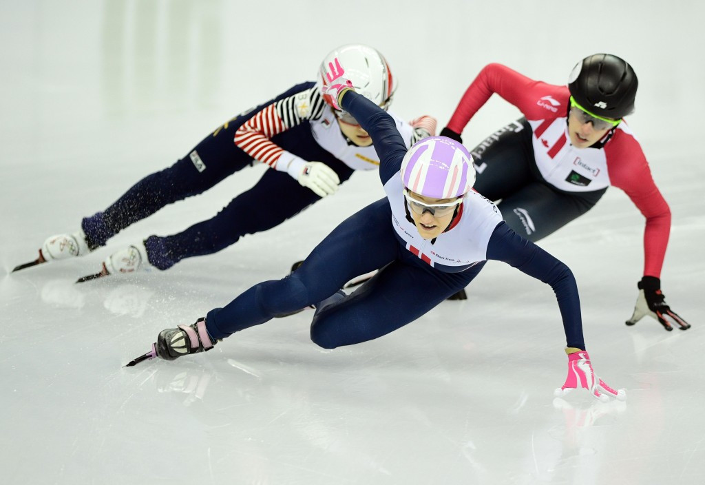 Elise Christie will make her return after skipping the European Championships during the event in Dresden ©Getty Images
