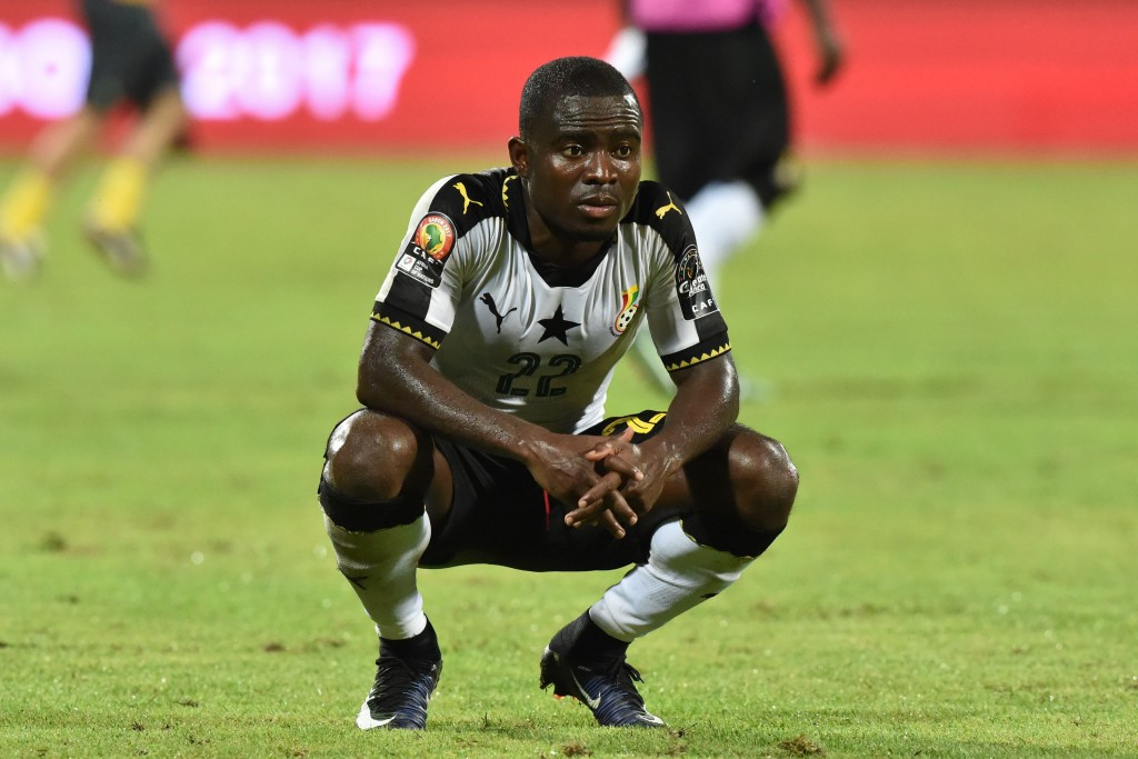 Ghana's Frank Acheampong reflects after the semi-final defeat ©Getty Images