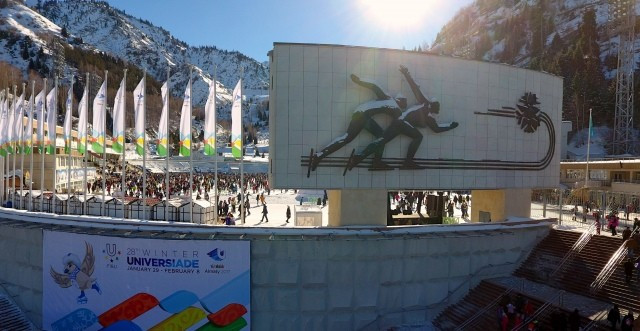 The Medeu High-mountain Ice Rink played host to more speed skating medal action today ©Almaty 2017