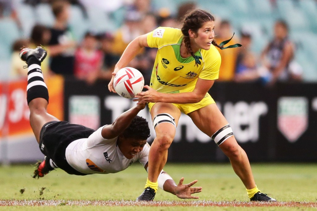 Australia went through day one of the Women's World Rugby Sevens in Sydney unbeaten along with New Zealand and Russia ©Getty Images