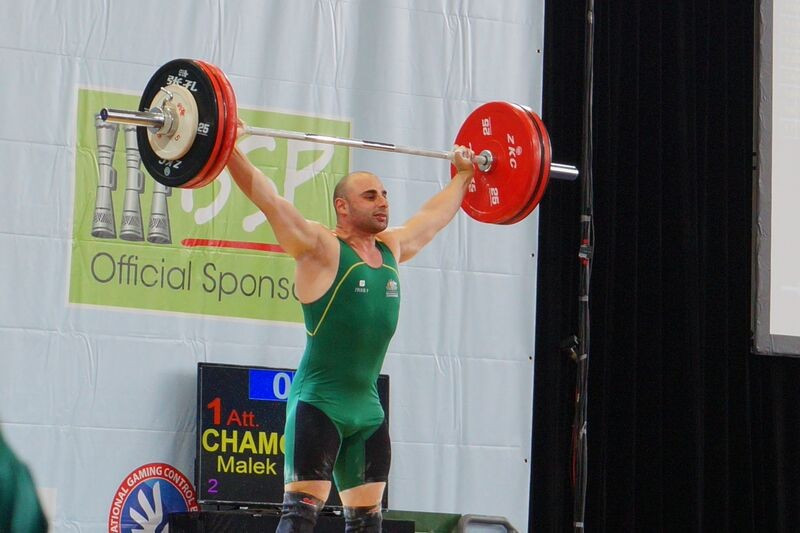 Blind weightlifer Malek Chamoun won the men's 85kg snatch event but was denied clean and jerk and overall gold by the closest of margins