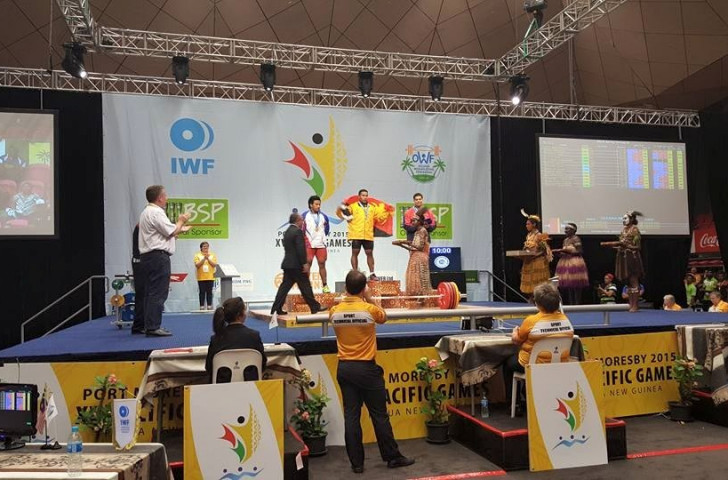 Kari sends home crowd into raptures with dramatic double weightlifting gold at Pacific Games