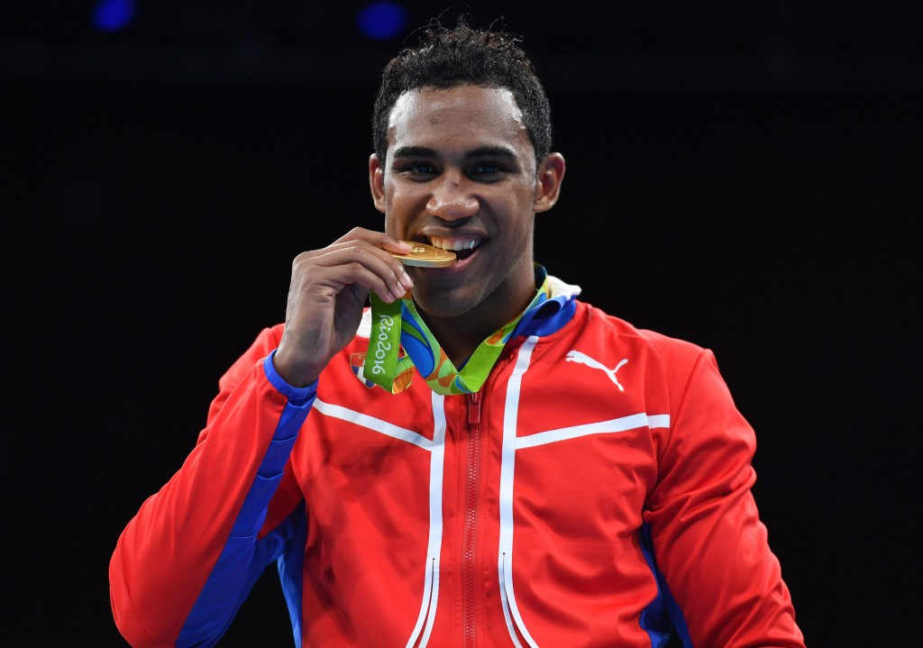 Rio 2016 champion Arlen Lopez helped Cuba Domadores to a win in the World Series of Boxing season opener ©Getty Images