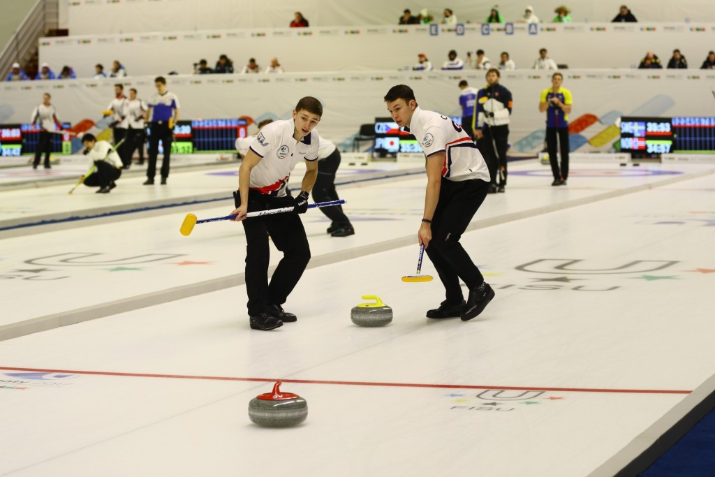 Great Britain made it a perfect nine wins of nine in the round-robin stage of the men's curling competition ©Almaty 2017