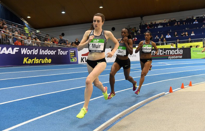 Muir sparkles to break European Indoor record in Karlsruhe