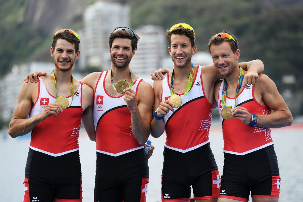 Switzerland won the lightweight men's four final at Rio 2016 in August ©Getty Images