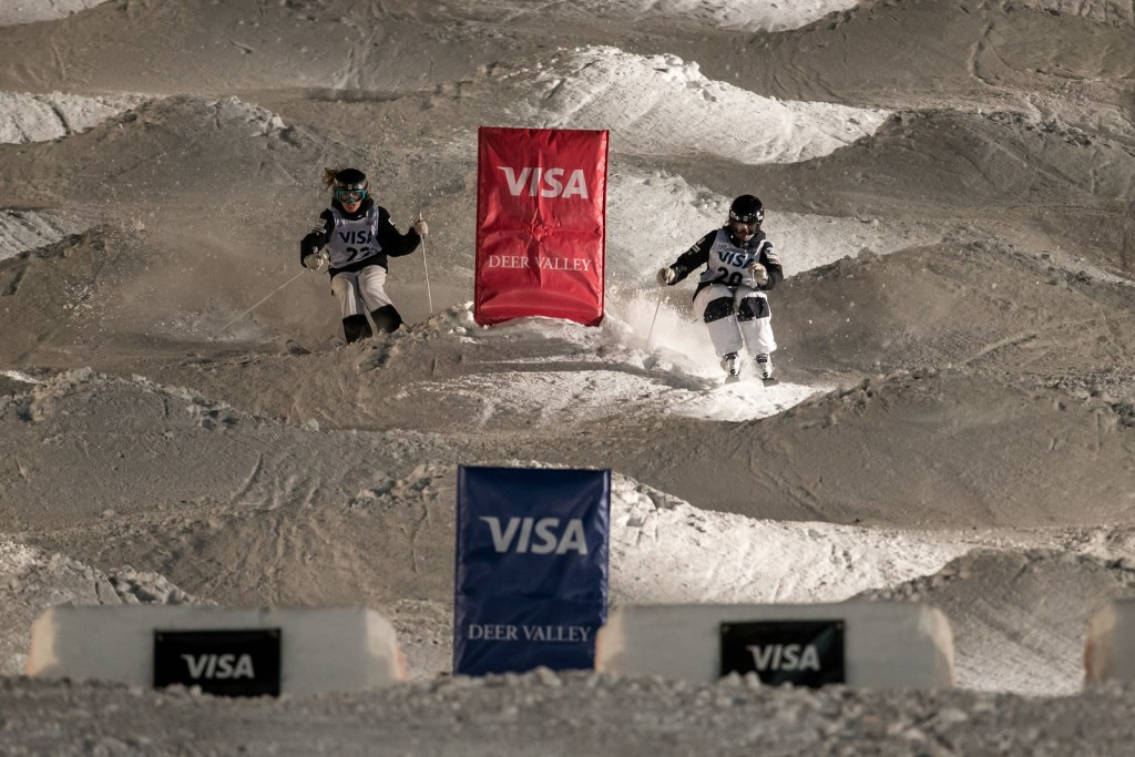 Dual moguls action took centre stage at the US resort ©Steven Earl/USSA