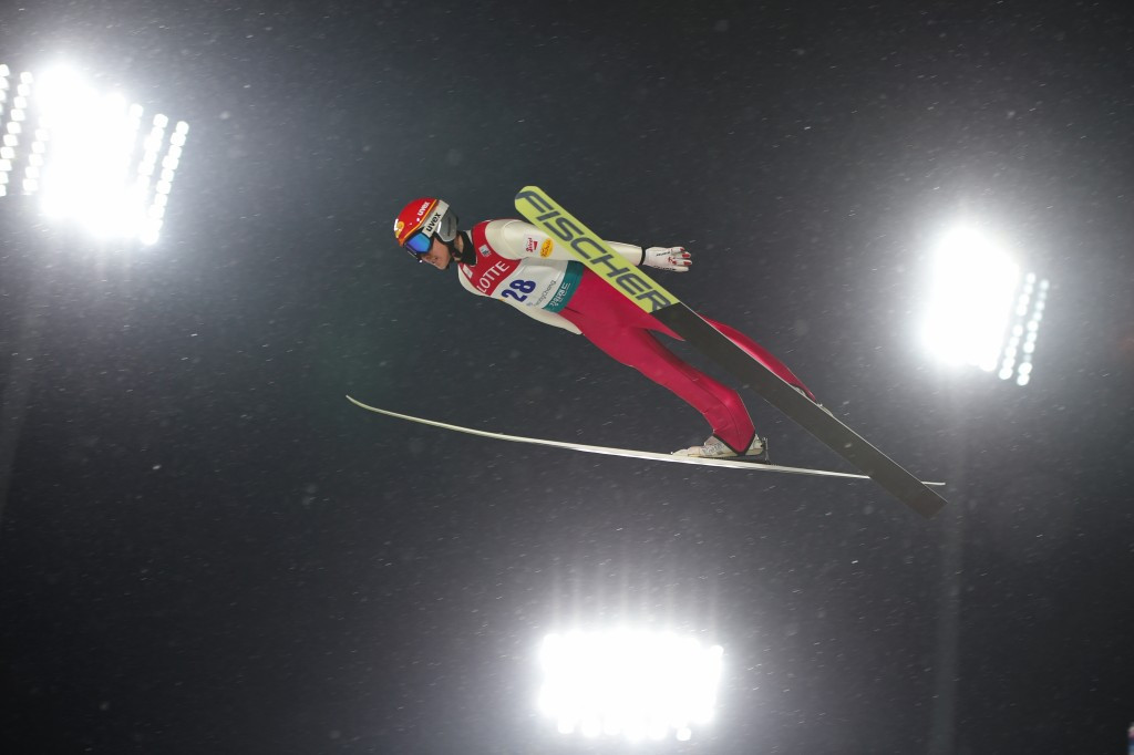 Mario Seidl topped the ski jumping phase and finished third  ©Getty Images