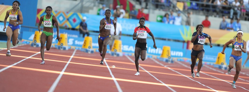 Athletics, pictured during the 2011 Pan American Games, is one of the most eagerly anticipated events on the programme, but many athletes who believed they had qualified will now not be able to compete ©Getty Images