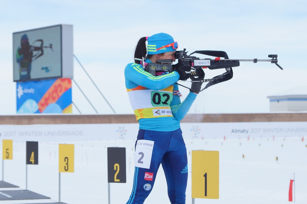 Hosts Kazakhstan came second to Russia in the mixed relay event ©Almaty 2017